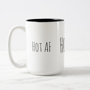 Lustig AF Zweifarbige Tasse