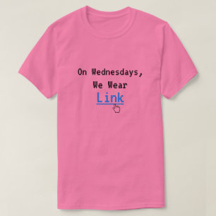 Lustig an Mittwochen tragen wir T-Shirt