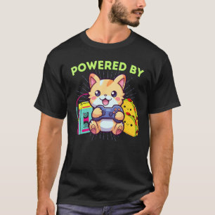 Lustig Angetrieben Von Gaming-Katzen Tacos The 80s T-Shirt