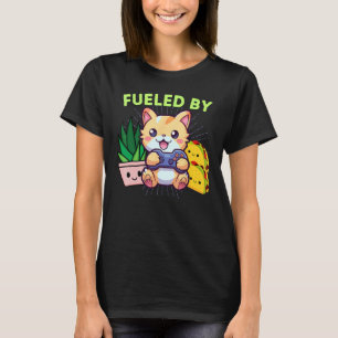 Lustig Angetrieben Von Katzen Pflanzen & Tacos Gam T-Shirt