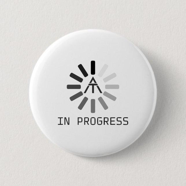 Lustig auf dem (Appalachian Trail) im Gange  Button (Vorderseite)