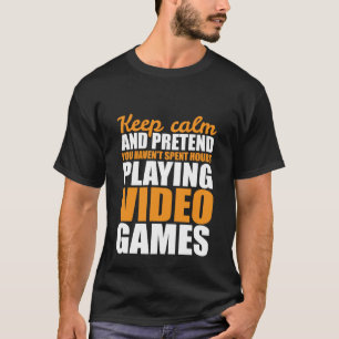 Lustig behalten Sie ruhigen T - Shirt für
