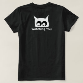 Lustig beim Beobachten deiner Katze süß minimalist T-Shirt