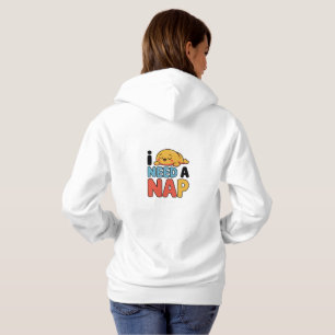 Lustig Brauche Ein Nickerchen Süße Schlafende Cart Hoodie