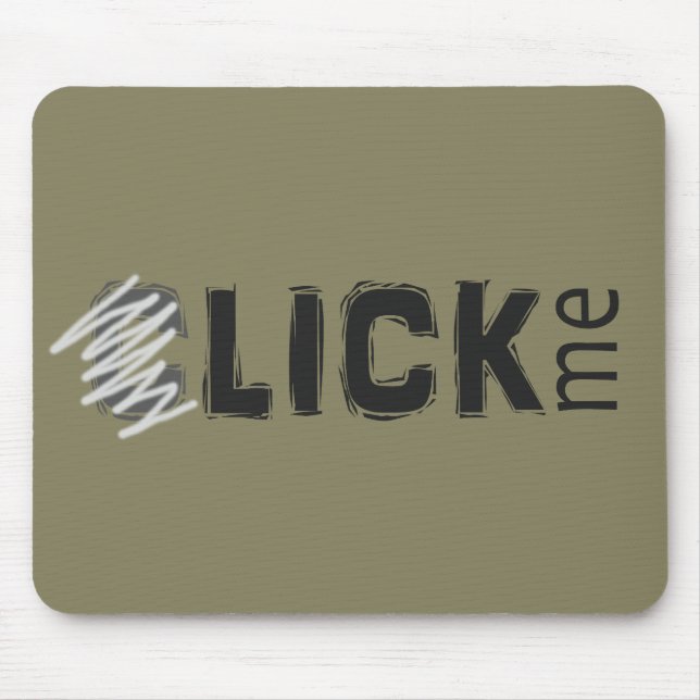 Lustig (C) lecken Sie mich Mousepad (Vorne)