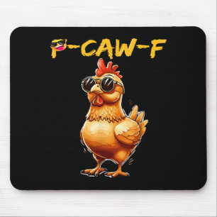 Lustig Cooles Huhn Sungles Caw F Humor Für Männer Mousepad