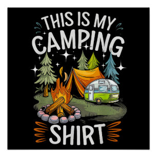 Lustig Das Ist Mein Camping Für Camper Poster