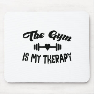 Lustig Der Fitnessstudio Ist Meine Therapie Motiva Mousepad