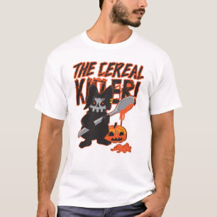 Lustig Der Getreidemörder Dunkler Humor Halloween T-Shirt