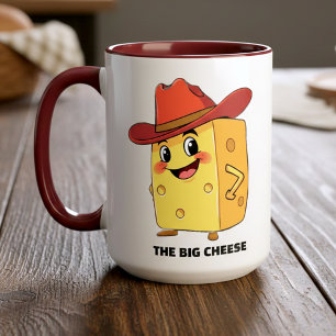 Lustig Der große Käse 10-Gallonen-Cowboyhut Chef Tasse