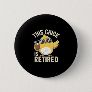 Lustig Diese Henne Ist Im Ruhestand Oma Reise Mutt Button