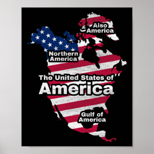 Lustig Donald Trump Amerikanische Flagge Kanada Gr Poster