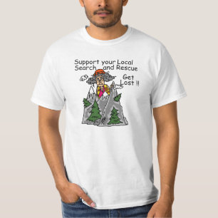 Lustig erhalten Sie verloren T-Shirt