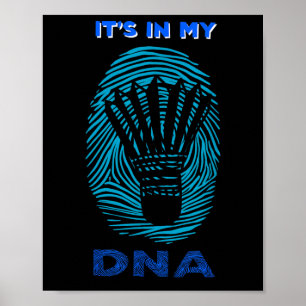 Lustig, es ist in meiner DNA für Familie von Badmi Poster