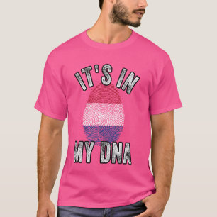 Lustig, es ist in meiner DNA Niederlande-Flagge Fi T-Shirt