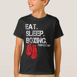 Lustig Essen. Schlafen. Wiederholen. Boxfan Perfek T-Shirt