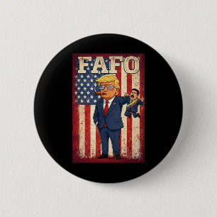 Lustig Fafo Trump Fafo Amerikanisch Usa Für Männer Button
