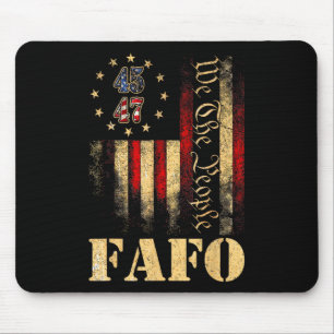 Lustig Fafo Trump Fafo Amerikanisch Usa Mousepad