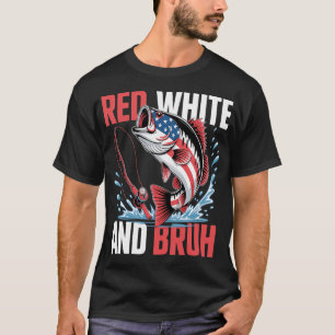Lustig Geboren Um Zum Angeln Zu Gehen Bass Fisch A T-Shirt