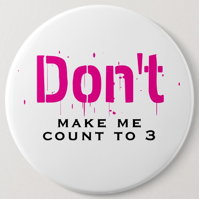 Lustig Geistreich Cool Clever Minimalistischer But Button (Vorderseite)