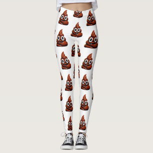 lustig gekackt Emoji-Leggings Leggings