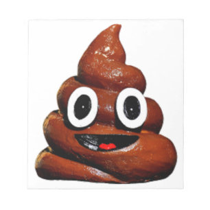 lustig gekackt Emoji Notizblock