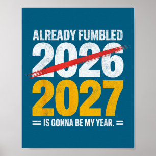 Lustig gestolpert 2026 2027 wird mein Jahr humo Poster