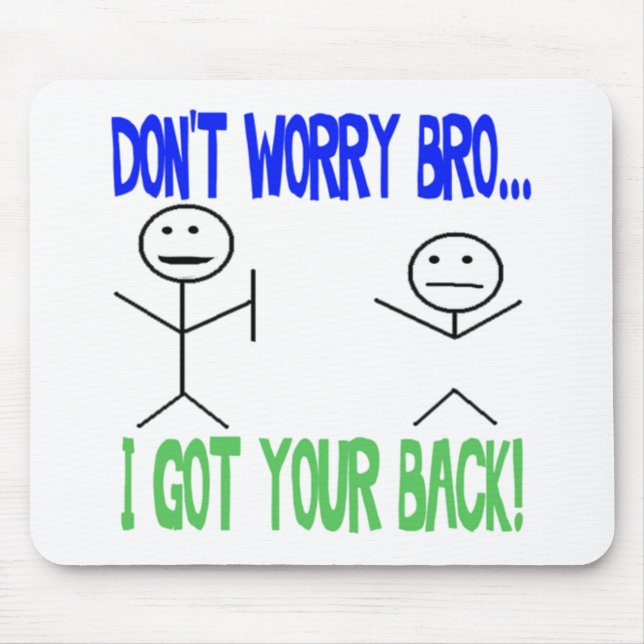 Lustig got Ihre Rückseite Mousepad (Vorne)