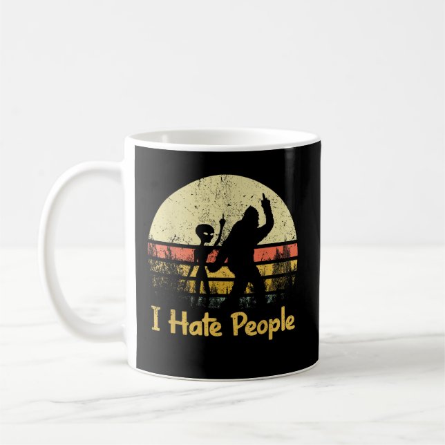 lustig hasse Leute  Kaffeetasse (Links)