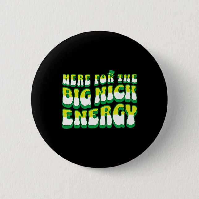 Lustig hier wegen der großen Nick-Energie  Button (Vorderseite)