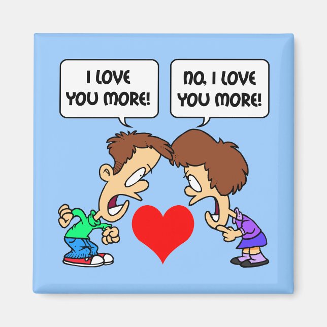 lustig I Liebe Magnet (Vorne)