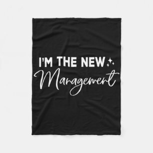 Lustig, ich bin das neue Management Süße neue Brau Fleecedecke