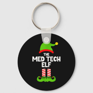 Lustig, ich bin der Med-Tech-Elf Weihnachten Xmas  Schlüsselanhänger