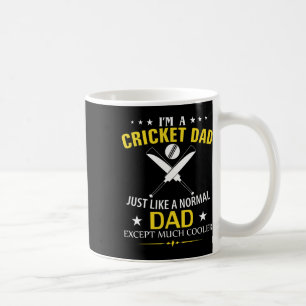 Lustig ich bin ein Cricket-Vater wie ein normaler Kaffeetasse