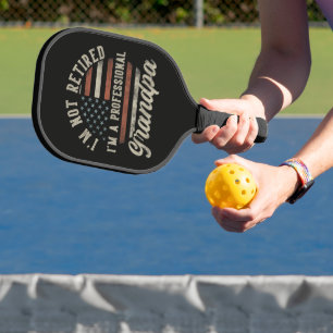 Lustig "Ich bin ein professioneller Opa" Ruhestand Pickleball Schläger