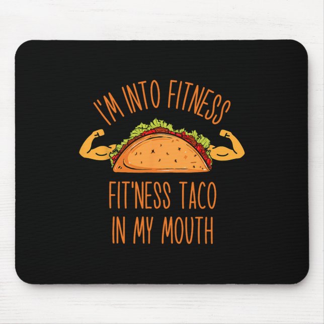 Lustig, ich bin in Fitness  Mousepad (Vorne)