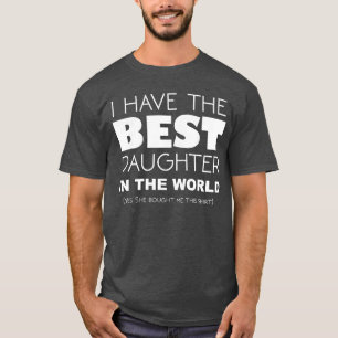 Lustig, ich habe die beste Tochter der Welt Retro T-Shirt