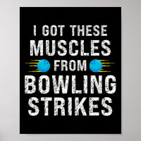 Lustig, ich habe diese Muskeln vom Bowling-Strikes