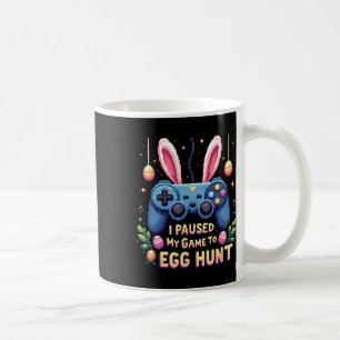 Lustig, ich habe mein Spiel pausiert, um Ostereier Kaffeetasse