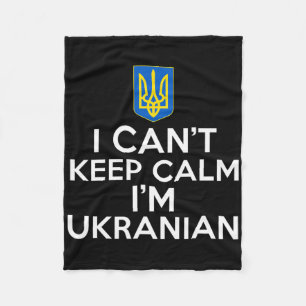 Lustig, ich kann mich nicht beruhigen, ich bin Ukr Fleecedecke
