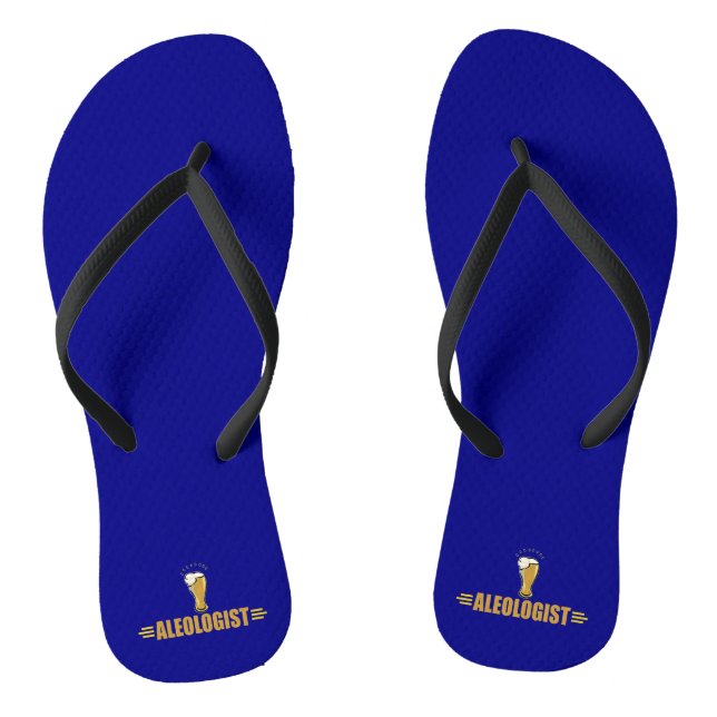 Lustig Ich liebe Bier Flip Flops (Fußbett)