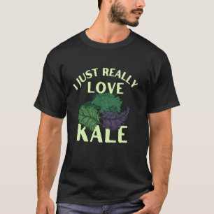 Lustig, ich liebe einfach Grünkohl Vegetarisch Veg T-Shirt