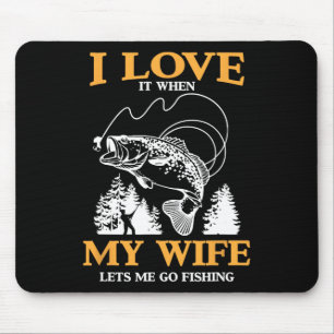 Lustig, ich liebe es, wenn meine Frau mich zum Ang Mousepad