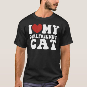 Lustig, ich liebe (Herz) die KATZE meiner Freundin T-Shirt