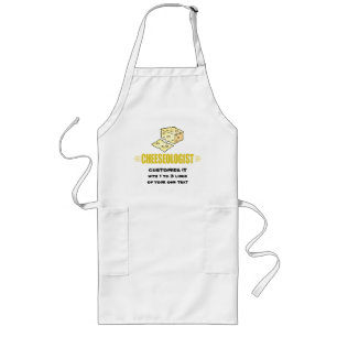Lustig, ich liebe Käse Lange Schürze