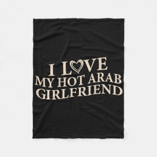 Lustig Ich Liebe Meine Arabische Freundin Sarkasti Fleecedecke
