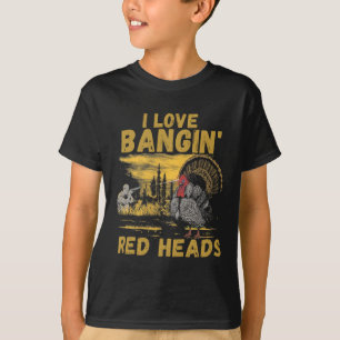 Lustig, ich liebe Ngin' Rote Köpfe Jagdsaison Trut T-Shirt
