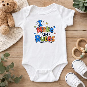 Lustig, ich mache die Regeln Baby Strampler