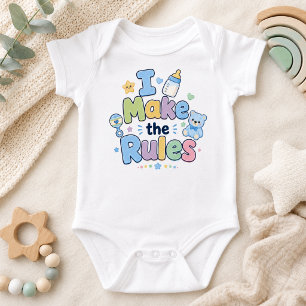 Lustig, ich mache die Regeln Baby Strampler