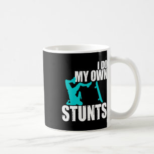 Lustig Ich Mache Meine Eigenen Stunts Skateboardin Kaffeetasse